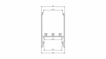 Profile LUMINES type Foldo non-anodized 2,02 m